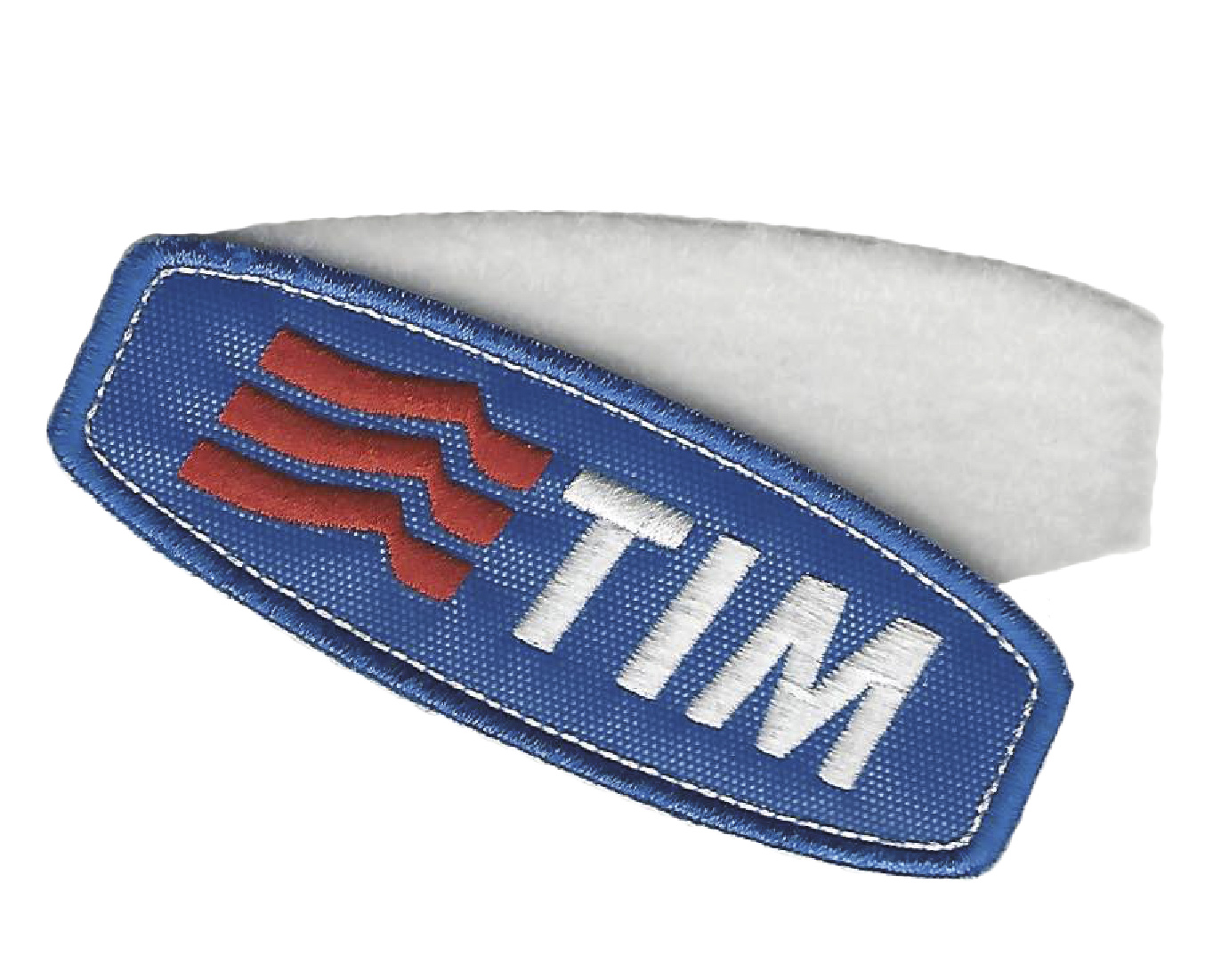 Logo tim ricamato su velcro